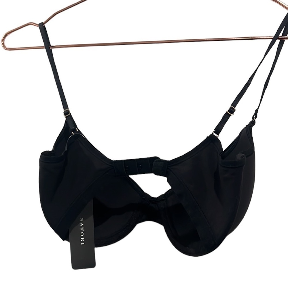 Natori Black Padded Full Coverage Bra T-shirt Understated black